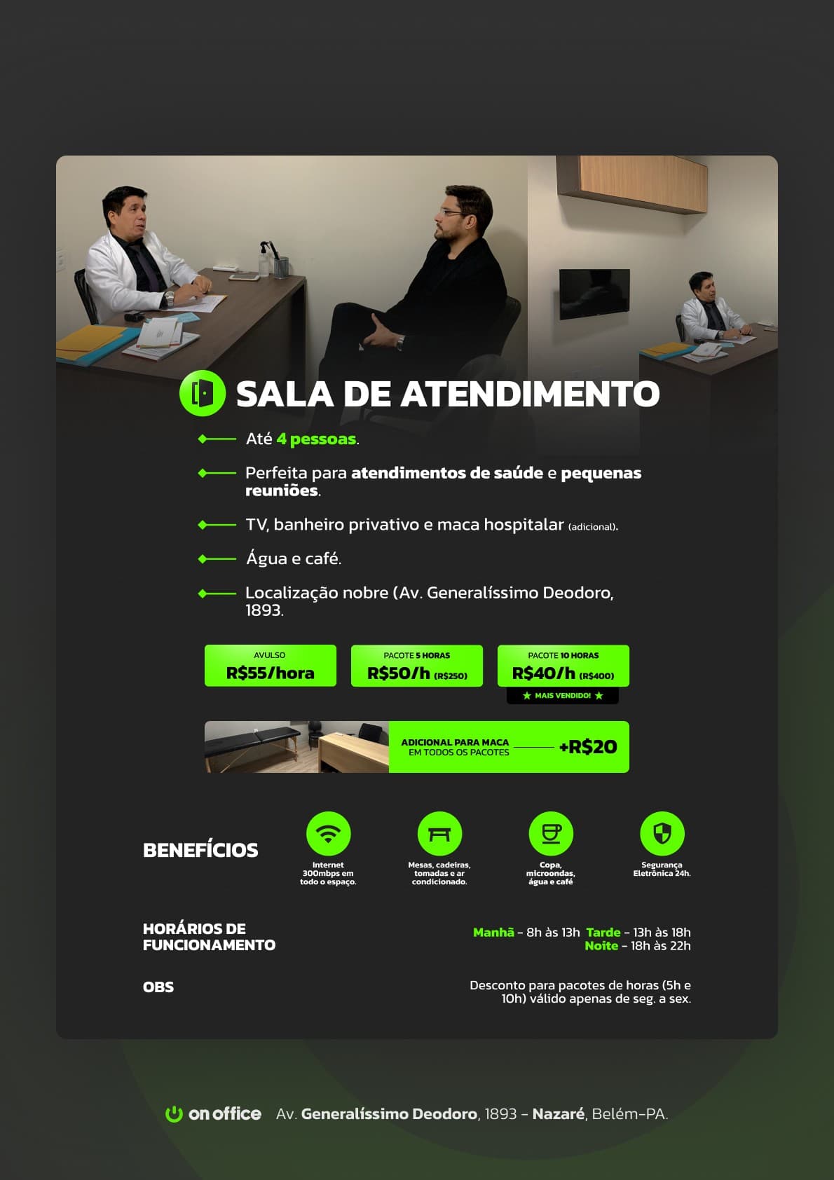 Sala de Atendimento em Nazaré